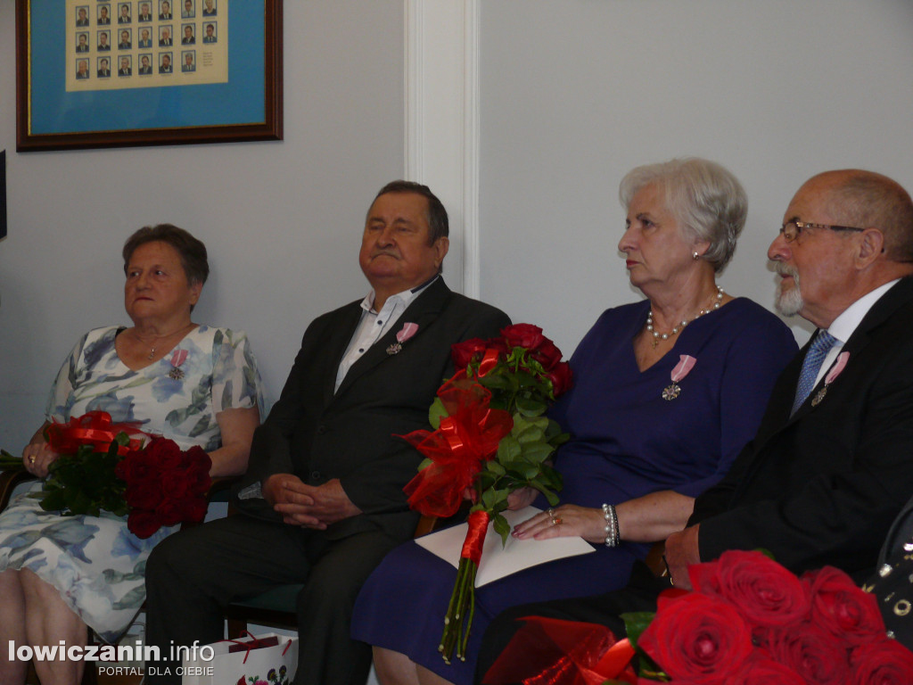 Uroczystość Złotych Godów w łowickim ratuszu