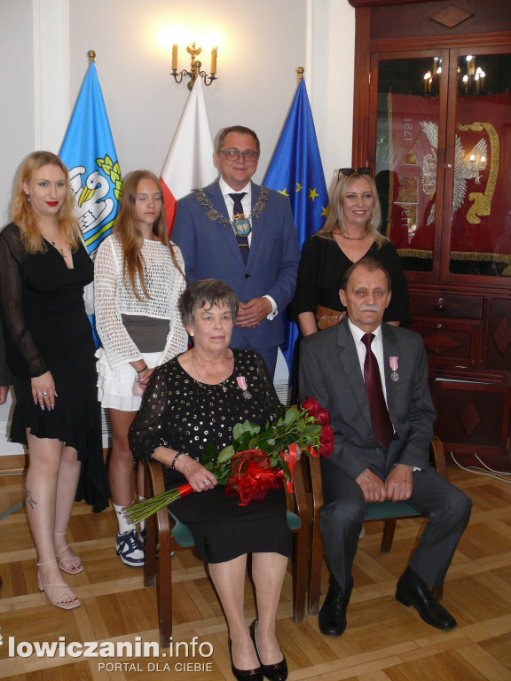 Uroczystość Złotych Godów w łowickim ratuszu