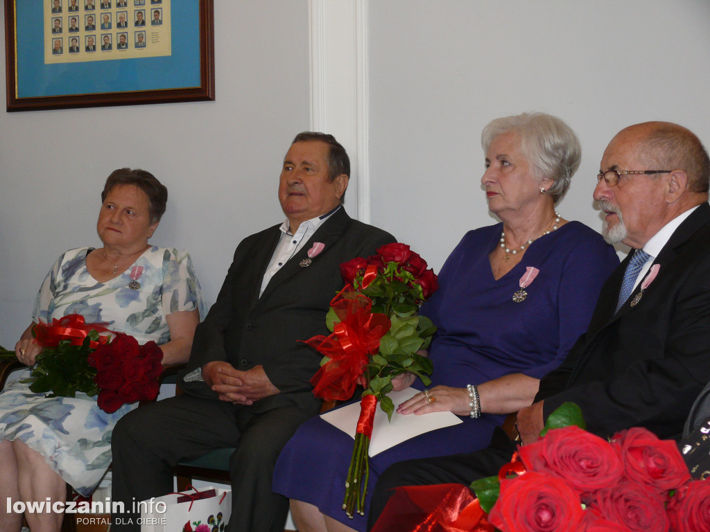 Uroczystość Złotych Godów w łowickim ratuszu