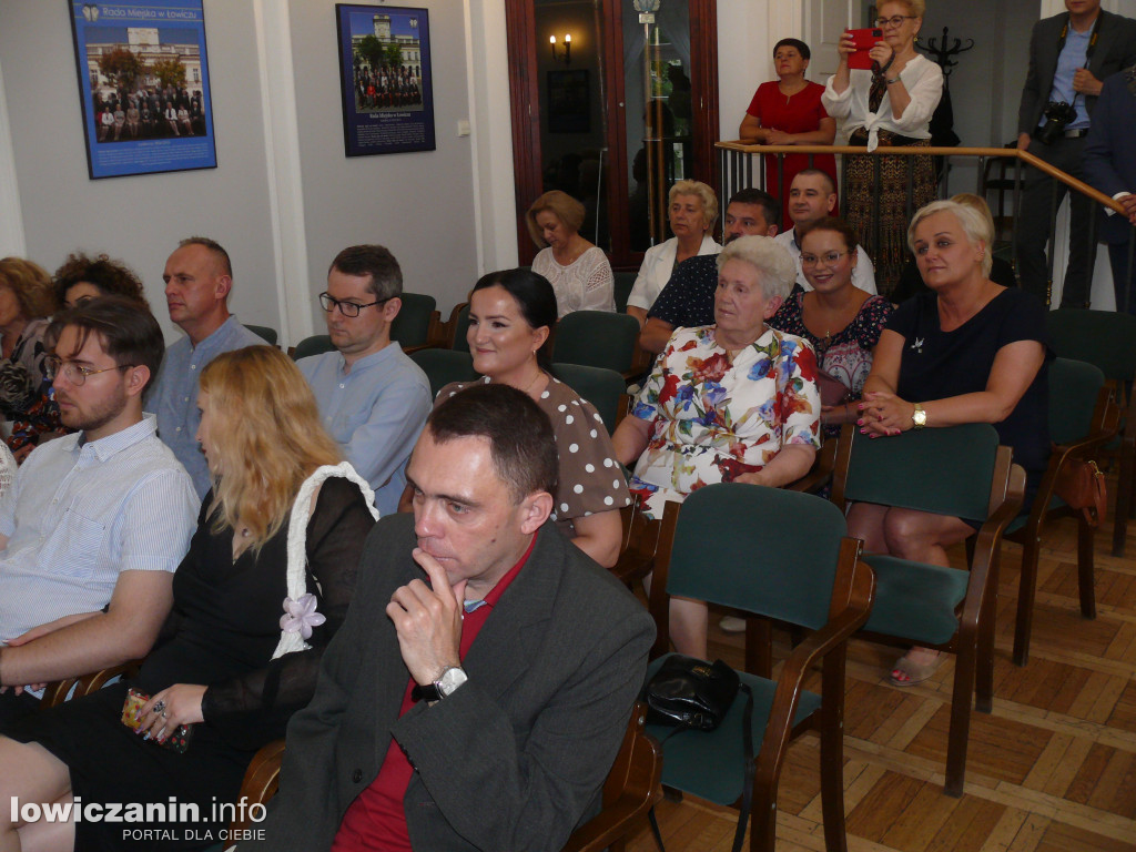 Uroczystość Złotych Godów w łowickim ratuszu