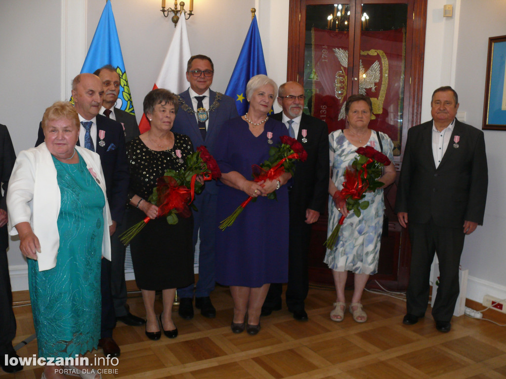 Uroczystość Złotych Godów w łowickim ratuszu