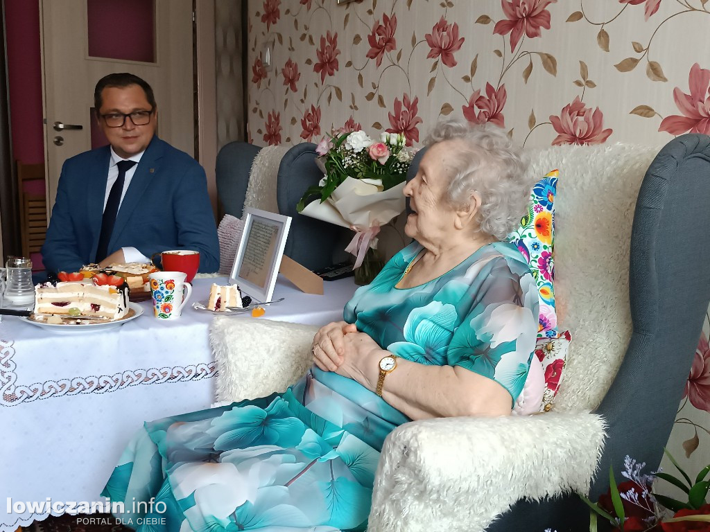 Łowicz. 100 lat pani Ireny Wesołowskiej