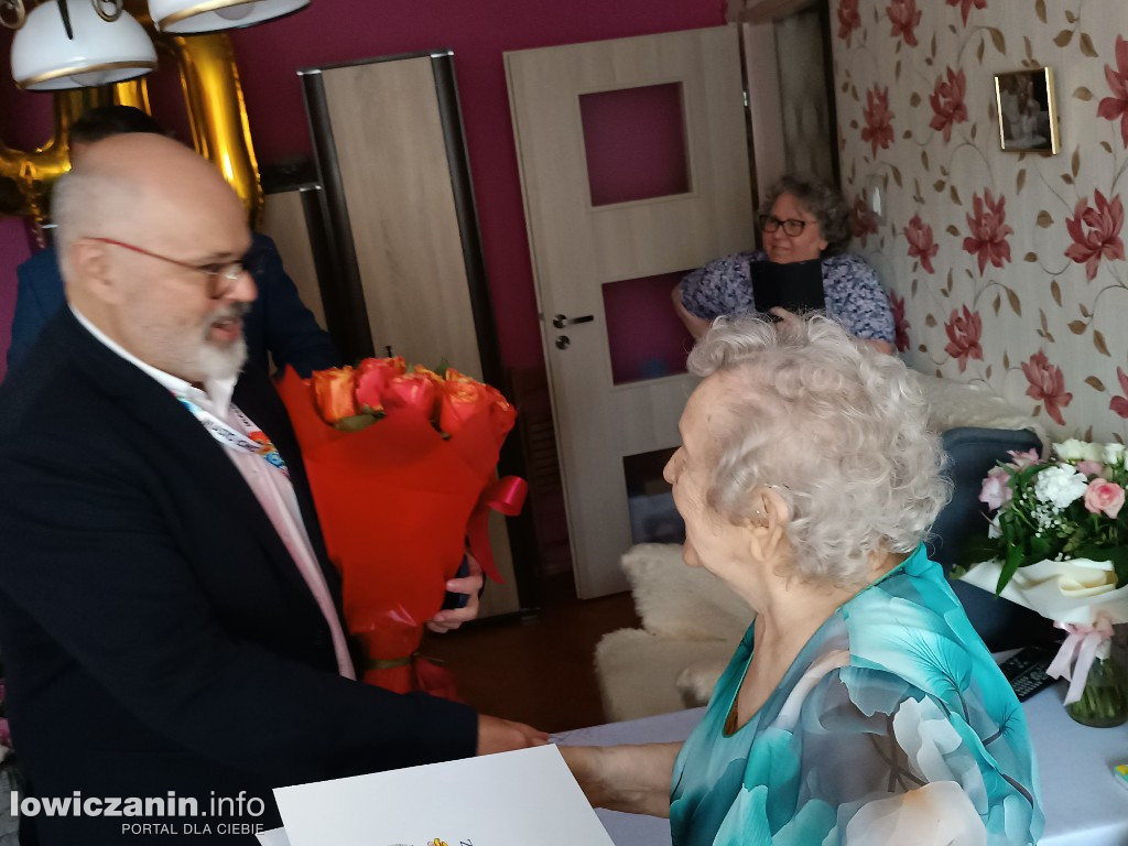 Łowicz. 100 lat pani Ireny Wesołowskiej