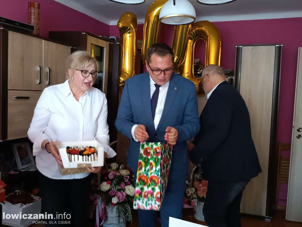 Łowicz. 100 lat pani Ireny Wesołowskiej
