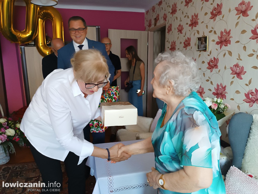 Łowicz. 100 lat pani Ireny Wesołowskiej