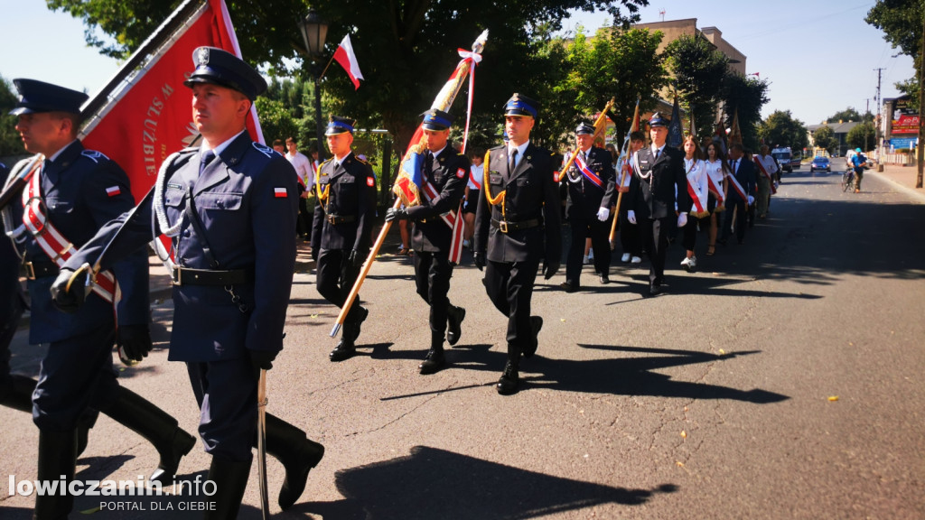 Uroczystości patriotyczne pod pomnikiem Piłsudskiego