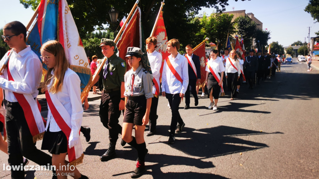 Uroczystości patriotyczne pod pomnikiem Piłsudskiego