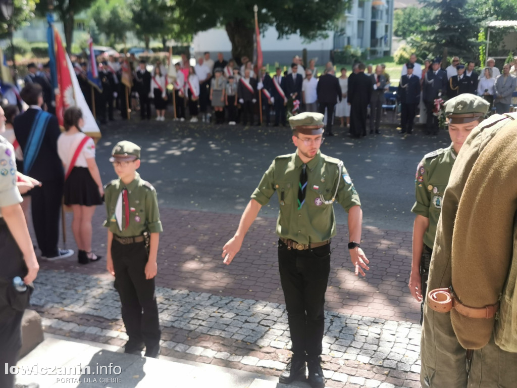 Uroczystości patriotyczne pod pomnikiem Piłsudskiego