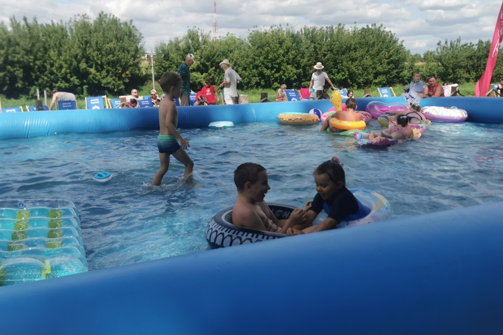 Strefa Summer na łowickiej plaży