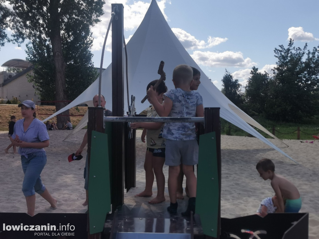 Strefa Summer na łowickiej plaży