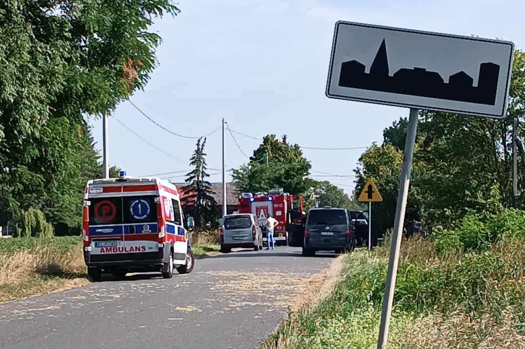 Wypadek w Zdunach