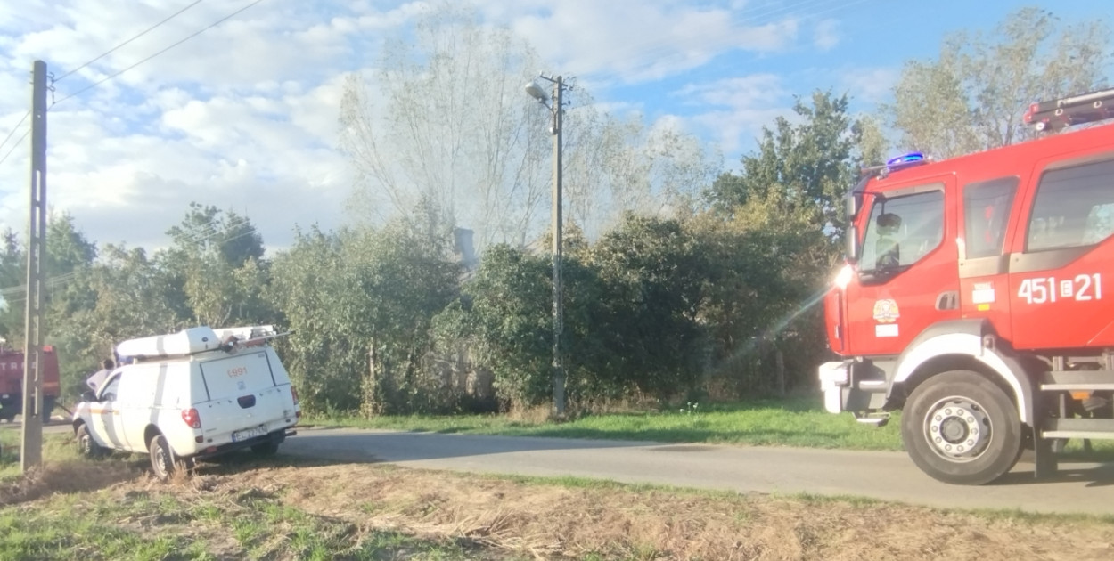 Pożar pustostanu w Świeryżu II