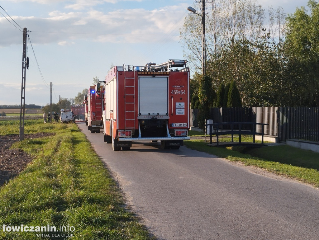Pożar pustostanu w Świeryżu II