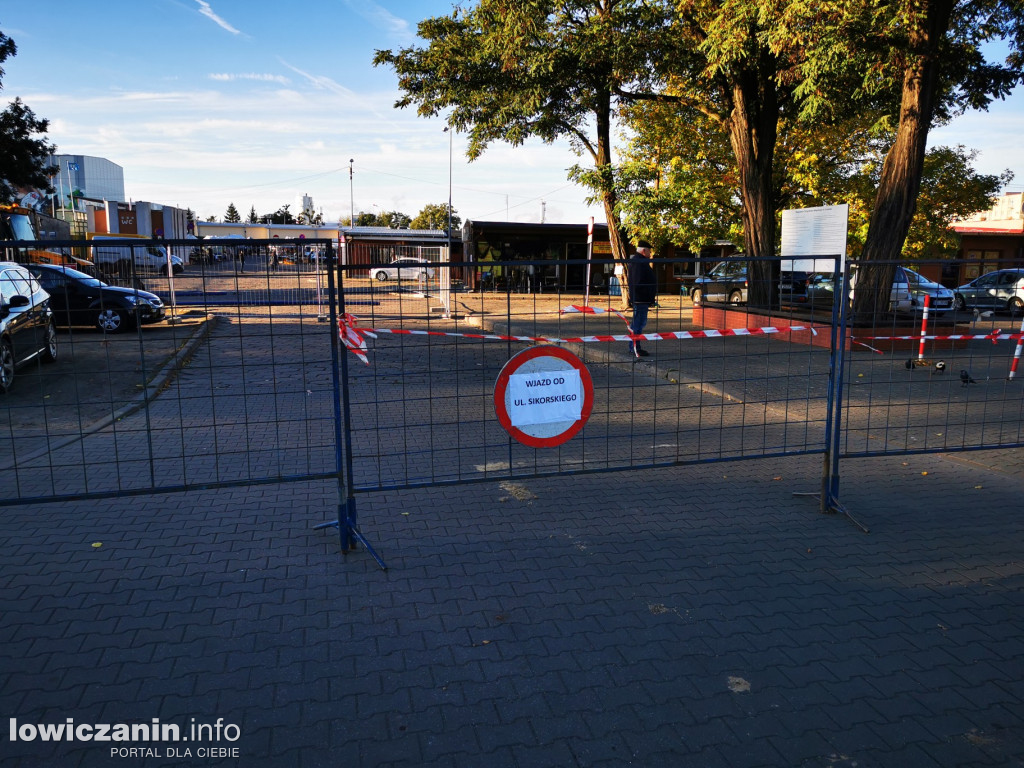 Utrudnienia na targowisku