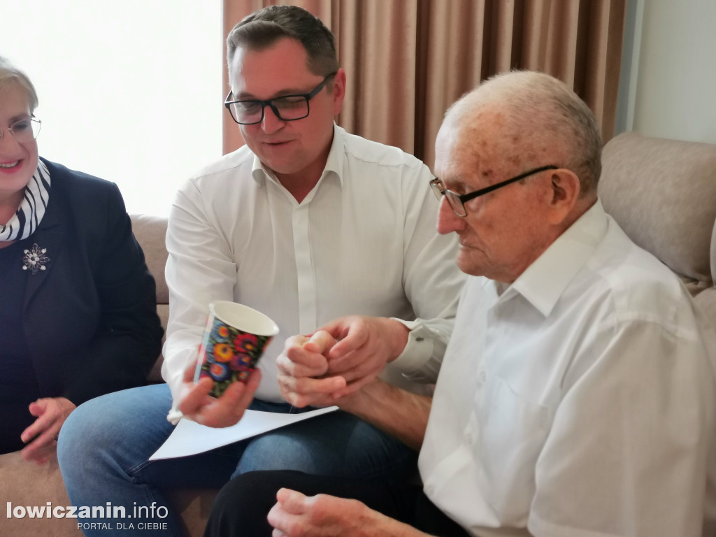 Stefan Sałuda z Łowicza świętuje 100 lat