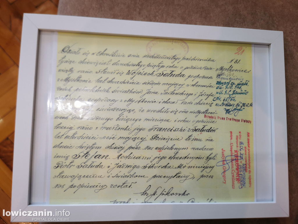 Stefan Sałuda z Łowicza świętuje 100 lat