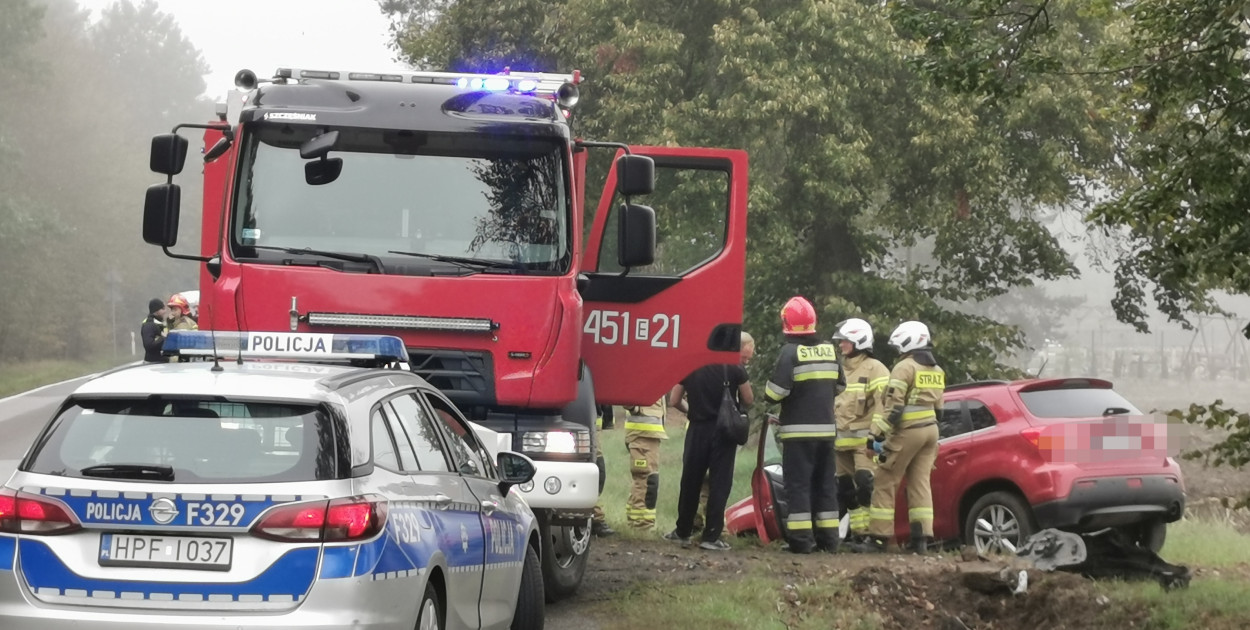 Wypadek na DK 70 pod Łowiczem
