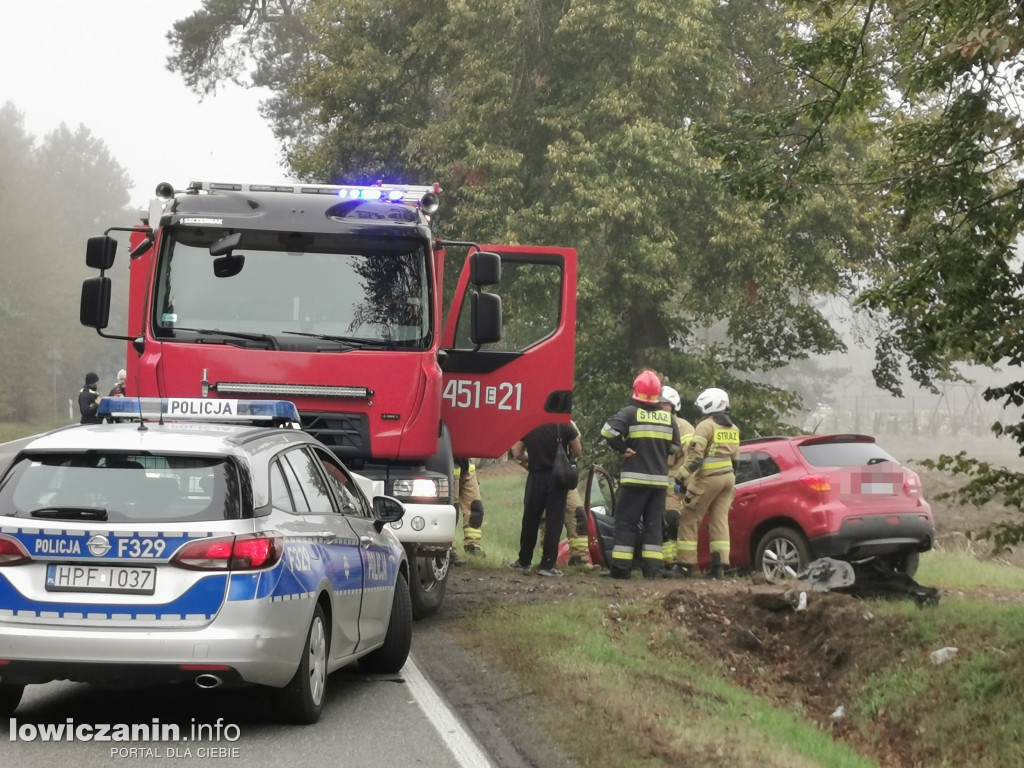 Wypadek na DK 70 pod Łowiczem