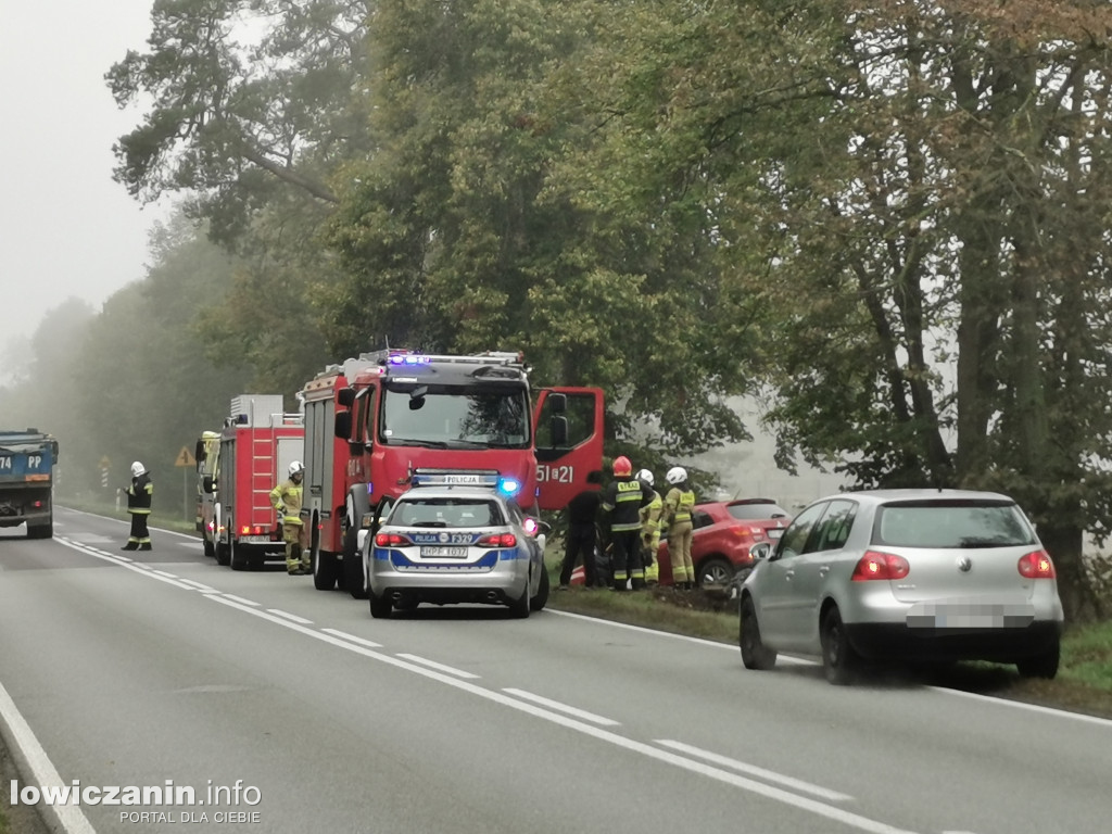 Wypadek na DK 70 pod Łowiczem
