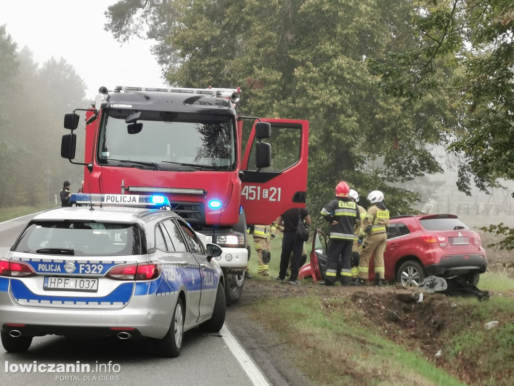 Wypadek na DK 70 pod Łowiczem