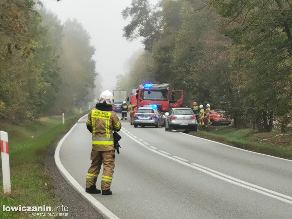 Wypadek na DK 70 pod Łowiczem
