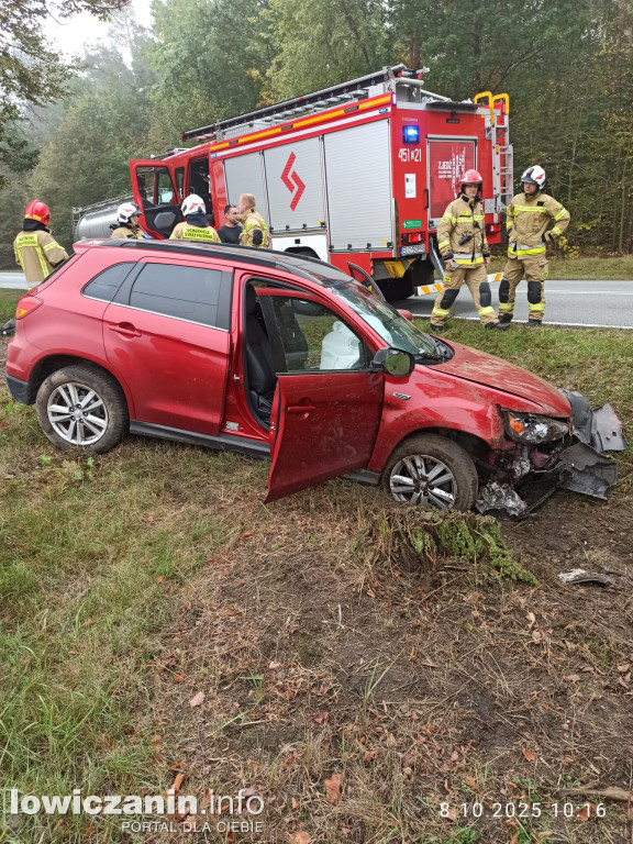 Wypadek na DK 70 pod Łowiczem
