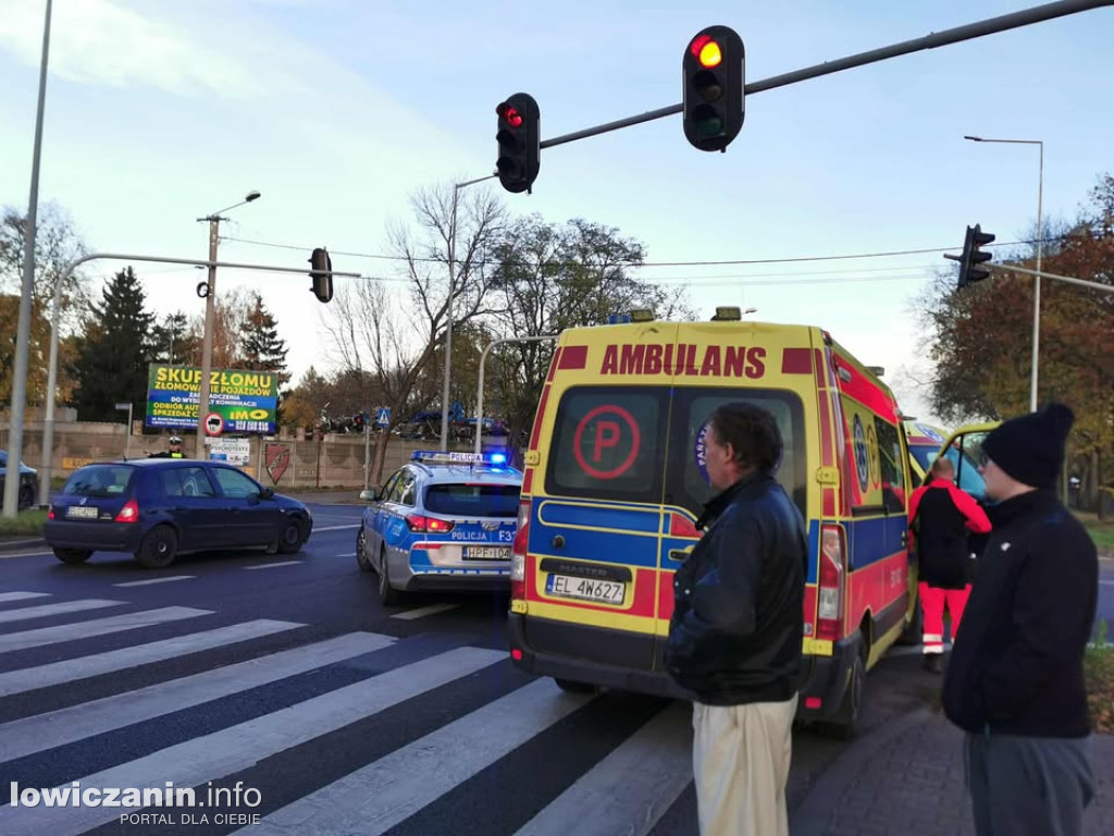 Wypadek na Poznańskiej w Łowiczu