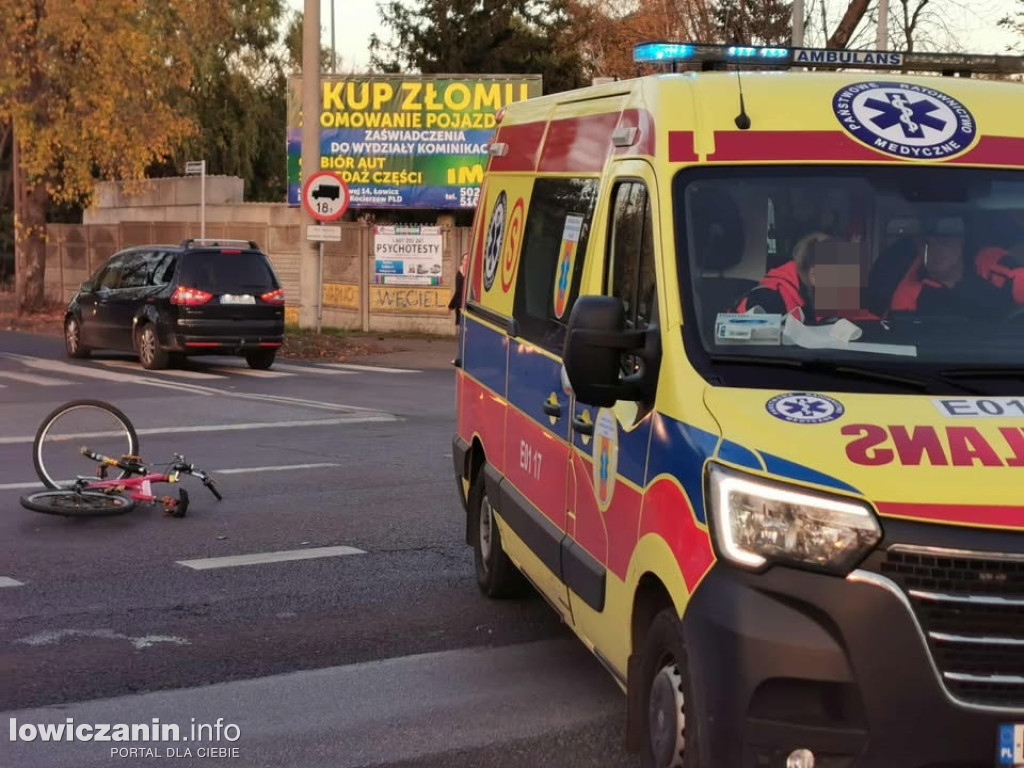 Wypadek na Poznańskiej w Łowiczu