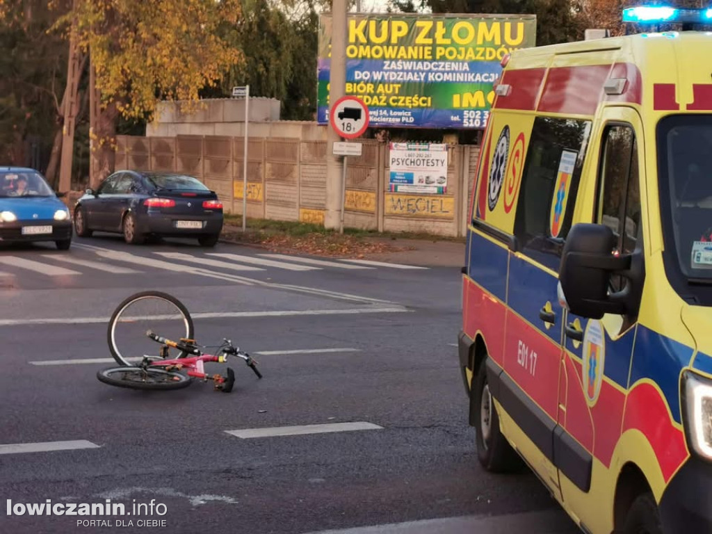 Wypadek na Poznańskiej w Łowiczu