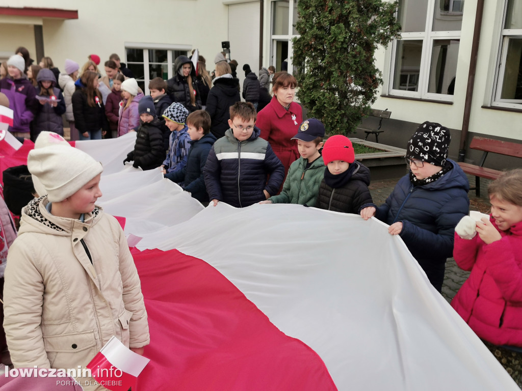 Pochód szkoły pijarskiej w Łowiczu