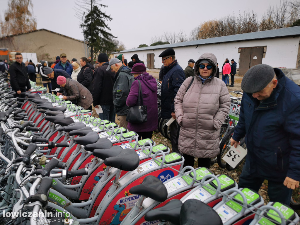 Duże zainteresowanie licytacją miejskich rowerów w Łowiczu
