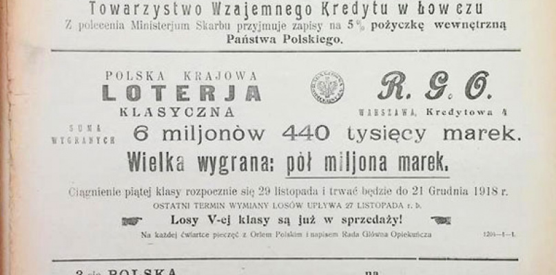 Poszukiwany egzemplarz ?Łowiczanina? z listopada 1918 r.