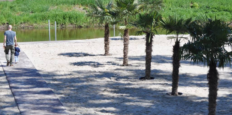 Plaża nad Bzurą
