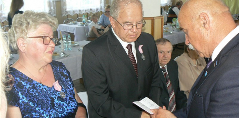 Wręczenie Medali za Długoletnie Pożycie Małżeńskie. Fot. EWR