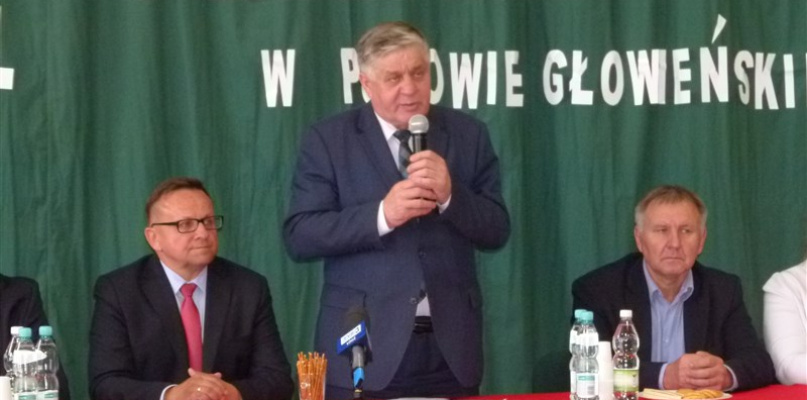 Minister Krzysztof Jurgiel w Popowie Głowieńskim. Fot. EWR