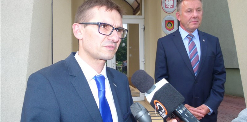 Wojciech Baleja na konferencji prasowej 17 lipca 2018. Fot. EWR