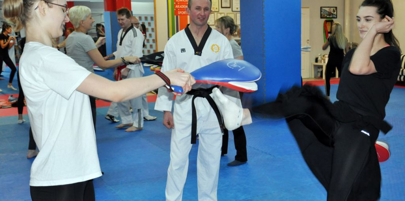 Zajęcia w ramach akcji Bezpieczna Kobieta 2019