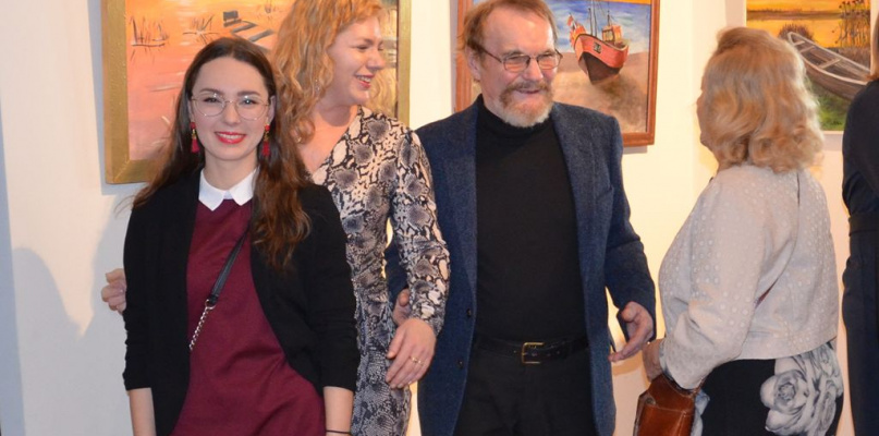 Jerzy Dołhań z rodziną