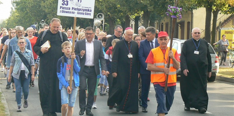 33 Piesza Pielgrzymka z Głowna na Jasną Górę. Fot. EWR