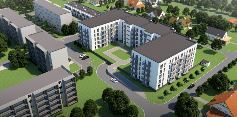 Koncepcja przygotowana przez Jarosława Śmigierę na zlecenie Łowickiej Spółdzielni Mieszkaniowej