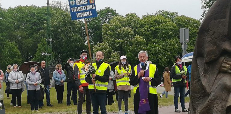 Ks. Frelek znany jest także jako przewodnik majowej tradycyjnej pielgrzymki na Jasną Górę