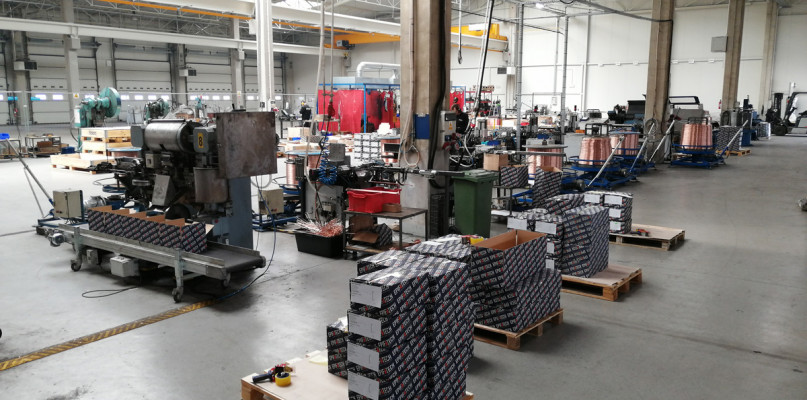 Hala produkcyjna dzierżawiona przez firmę Epifatech Poland