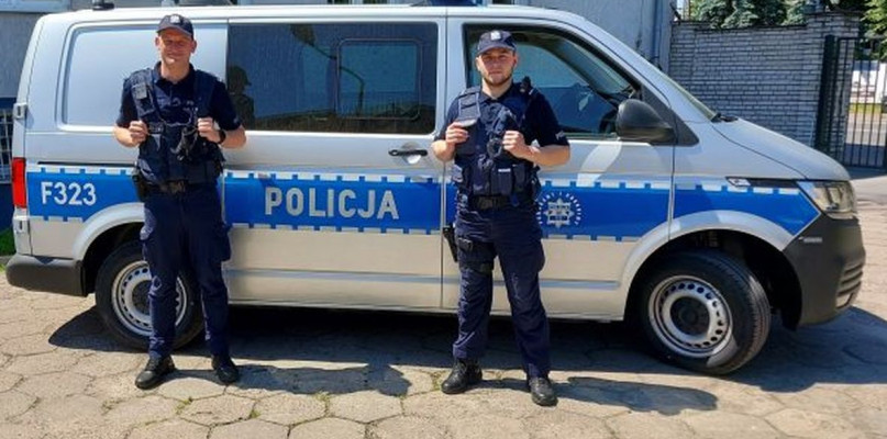Nowy samochód na stanie KPP w Łowiczu.