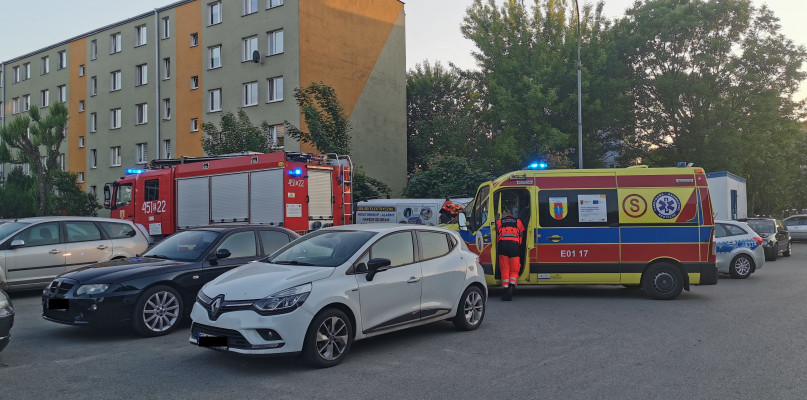 Interwencja na os. Konopnickiej. fot. MWK