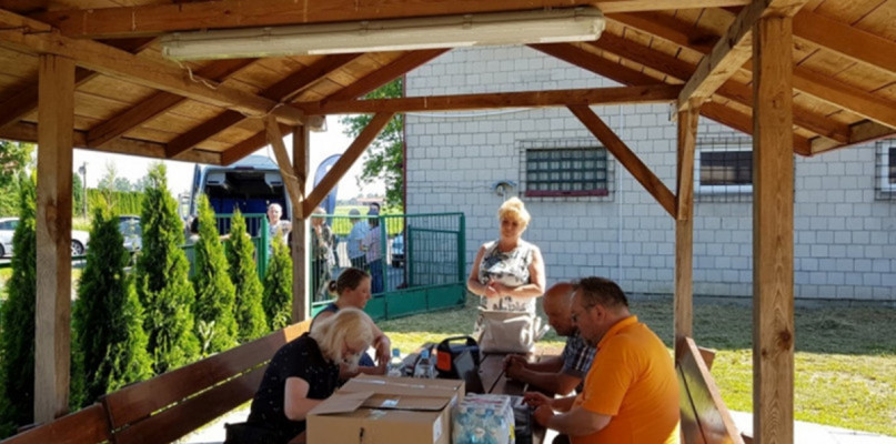 Niedawno spisobus przyjechał do Mąkolic. fot. Gmina Głowno