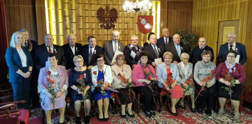 Jubilaci chwilę po wręczeniu medali. fot. tb/NL