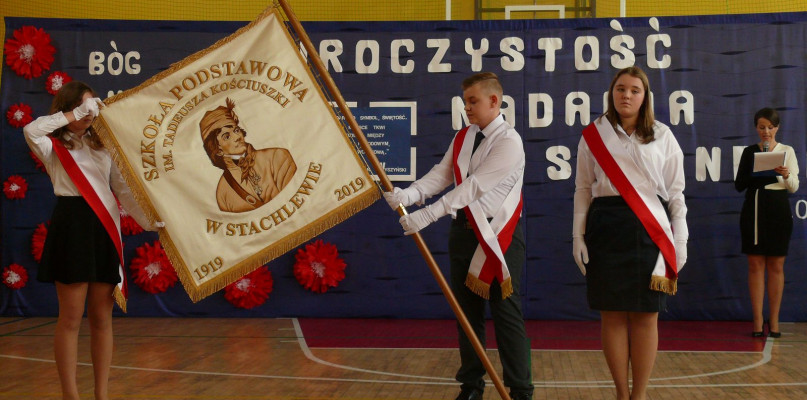 Stachlew, Uroczystość wręczenia sztandaru. fot. tb/NL