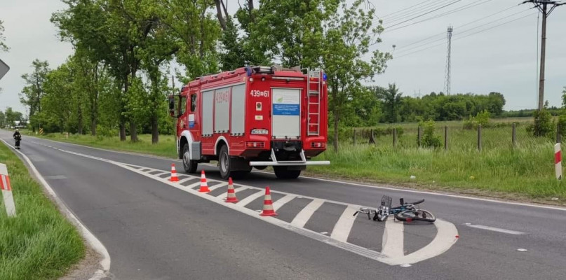 Wypadek w Sannikach. Fot. OSP Sanniki