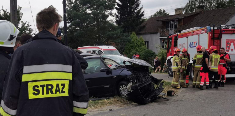 Wypadek w Złakowie Borowym. fot. AA/NL