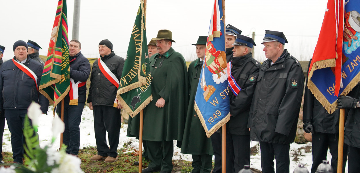 Obchody patriotyczno-religijne z okazji 160. rocznicy wybuchu Powstania Styczniowego w Kiernozi. Fot. Urząd Gminy w Kiernozi
